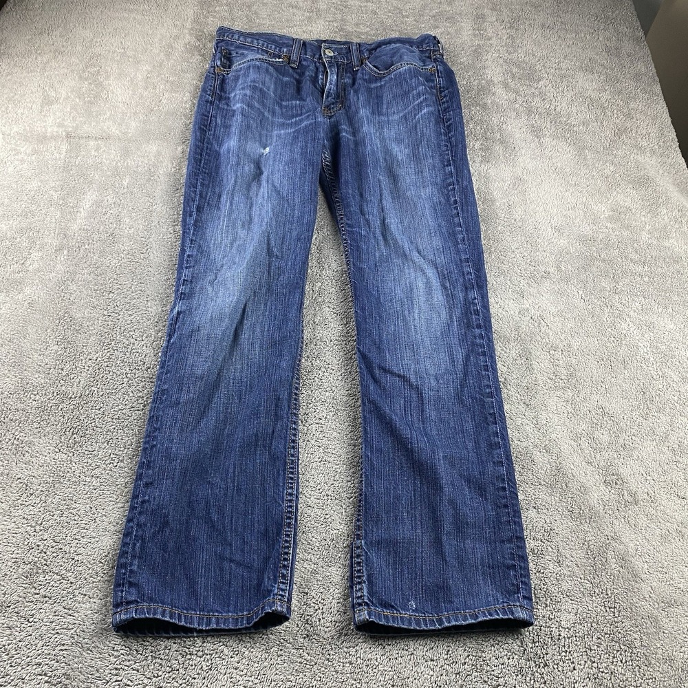 Levis 514 Straight Fit Jeans Mens‎ 32x30 Blue Medium Wash Mid Rise